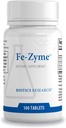 Biotics Research Fe-Zyme 25 Milligram Iron, Añadido Zinc and Copper, Supports Normal Red Blood Cell Production, Healthy Energy Levels 100 Tablets