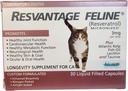 Feline - Resveratrol - El suplemento de longevidad para gatos - 30 cápsulas