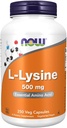 Ahora Alimentos L-Lysine 500 Milligrams, 250 Tablets