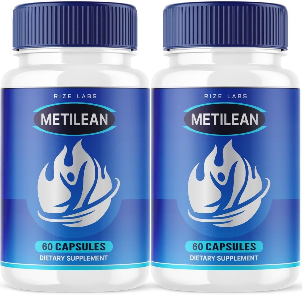 (2 Pack) Metilean Weight Loss Supplement, Metilean Diteary Pills to Melt Stubborn Belly Fat, Metilean Advanced Formula to Lose Pounds, Metilean Pastillas Reviews (120 cápsulas)