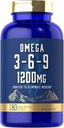 Carlyle Omega 3 6 9 Suplemento TENRI 1,200mg TEN 180 Softgel Capsules TENIDO Complejo Triple Omega TENIDO Fish, Flaxseed &amp; Borage Oils with EPA & DHA TEN Non-GMO &amp; Gluten Free