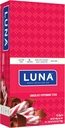 LUNA BAR - Barras de serpiente libre de gluten - Chocolate Peppermint Stick -8g de proteína - No GMO - Sobre las serpientes de cuello integral de base vegetal - Sobre las barras de go (1.69 Unce Snack Bares, 15 Conde)