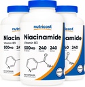 Nutricost Niacinamide (Vitamin B3) 500mg, 240 cápsulas (3 botellas)