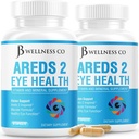JB Wellness AREDS 2 Eye Vitamin & Mineral Supplement, Contains Lutein, Vitamin C, Zeaxanthin, Zinc & Vitamin Enhance Vision Supplement - 120 Count