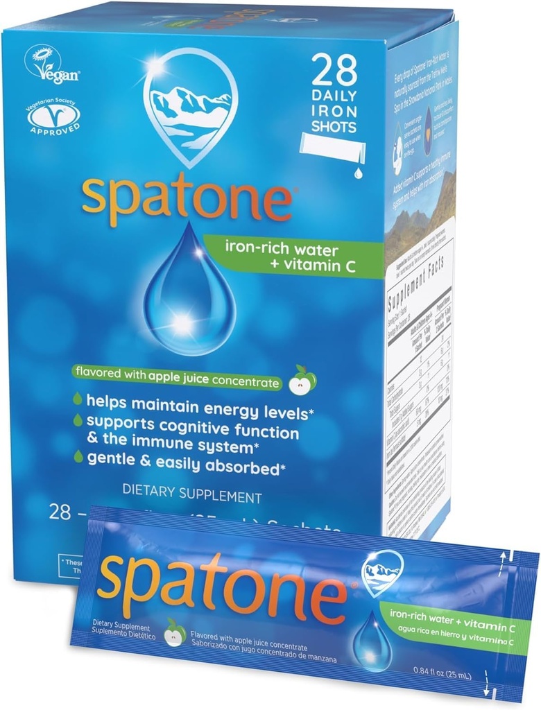 Liquid Iron & Vitamin C Supplement (28-Pack of 0.85 fl.oz) (Net. 23.8 fl oz.)