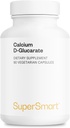 Supersmart - Calcio D-Glucarate 1500 mg Por día - Antioxidante " Suplemento de detox " No Gluten Libre - 90 cápsulas vegetarianas