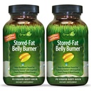 Irwin Naturals Stored-Fat Belly Burner - 60 Liquid Soft-Gels, Pack de 2 - Ayuda a apoyar la ruptura de la grasa almacenada - 40 Total Servings