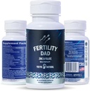 Usted es NATURAL Hombre Fertilidad Vitaminas, Esperma Optimal Conde, Motilidad y Fuerza, Ashwagandha, Folic Acid 800 mcg, Magnesium, Maca Root, L-carnitine, Vitamina C, E, D3, Zinc tención 30 Day Supply