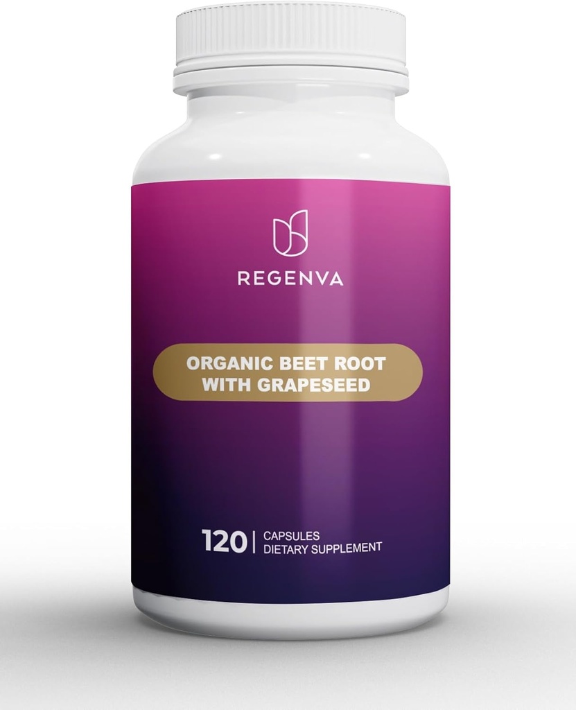 Beets Root Non-GMO Powder Capsule Rapid Release 1025mg | Beet Root Powder Suupports Antioxidants | Blood Pressure | Nitric Oxide Production | Immune System | 120 Counts 60 Days