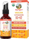 MaryRuth's Vitamin D3 | K2 | Liquid Spray | Supplement for Adults & Kids | Calcium Absorption Strong Bones | Vegan | Non-GMO | Gluten Free | 1 Fl Oz