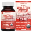 Vitamina Orgánica C ← Alimento entero Vitamina C de Fruit Plus Absorción Mejorando los Cofactores - Biodisponibilidad Vegana, Mejorada - Apoyo Inmunitario, Antioxidante, Salud Total (90 Servimientos)