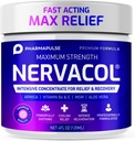 Neuropatía farmacéutica Terapia nerviosa &amp; Crema de alivio - Crema de alivio de fuerza máxima para el pie, las manos, las piernas, los dedos Incluye ácido lipoico alfa, Arnica, Vitamina B6, Aloe Vera, MSM - Efectiva calma 4oz