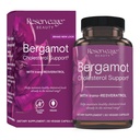 Belleza de reserva Bérgamot Cholesterol Apoyo con Resveratrol - Suplemento antioxidante para el soporte cardiovascular y la salud cardíaca - Vegan " No GMO - 30 cápsulas (30 servidos)