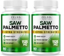 (2 Pack) Saw Palmetto Prostate Supplement for Men, 3-in-1 Ventajas, DHT Blocker Hair Growth and Beta Blocker, Urinary Health, Prostate Function Support, 2 Month Supply