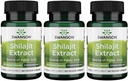 Swanson Shilajit Extract - Herbal Supplement Promoting Cell Growth Support - Natural Formula for General Wellness - (400 Milligrams 60 Veg Capsules) 3 Pack