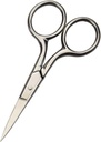 Tijeras profesionales para el cuidado personal Facial Hair Removal and Ear Nose Eyebrow Trimming Acero inoxidable fino Tijeras de punta