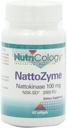 Nutricology NattoZyme - Nattokinase Suplemento NSK-SD 2000 FU, 100 mg, para Hombres y Mujeres, Hipoalergénico, Fórmula de Apoyo al Corazón - 60 Vegetariano Softgels