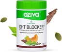 OZIVA Plant Based DHT Blocker Capsules| 60 Count | with Stinging Nettle, Beta Sitosterol, Pumpkin Seed, Pine Bark for Hairfall Control & Follicle Stimulation (60 Count)