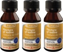 De La Cruz 2% Iodine First Aid Antiseptic, Made in USA 1 FL OZ (3 Botellas)