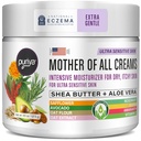 Puriya National Eczema Association Aceptado Crema 4.5 oz, Dry Itchy Skin Relief, Colloidal Oatmeal Lotion, Para Niños, Adultos, Cara, Manos, Madre de todas las Cremas, Hidratación de base vegetal,No Fragancia Añadido