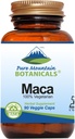 Pure Mountain Botanicals Maca Root Capsules - Kosher Vegan Caps Ahora con 1000 mg Organic Raw Macca y Gelatinized Maca Root Suplemento