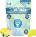 Laki Naturals Throat Soak Herbal Throat Lozenges (14 Ct) – Hawaiian Sea Salt Sore Throat &amp; Dry Mouth Soothing Drops – Vegan, Non-GMO, Sugar-Free &amp; Gluten-Free Sweet and Salty Herbal Candies