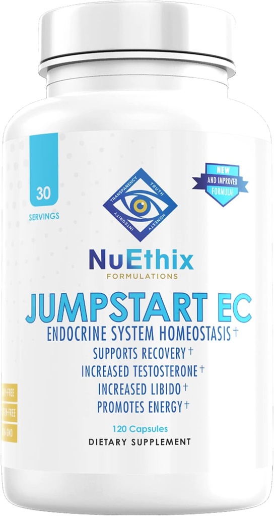 NuEthix Formulations Jumpstart EC, Endocrine System Homeostasis Suplemento dietético, 120 cápsulas
