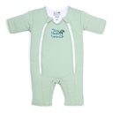 Magic Sleepsuit Baby Merlin's Cotton Baby Swaddle Transition Product - Soft and Cozy Design, Double Zipper for Easy Diaper Changes, Promotes Safe Sleep, 3-6 Months - Sage Green - Large 18-21lbs