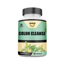 Colon Cleanse, Colon Detox, All Natural Herbal Formula, Support Healthy Bowel Movements, Gut Health & Healthy Metabolism Support, Non-GMO - 60 Vegetable Capsule 30 Servings