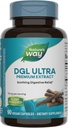 Nature's Way DGL Ultra, Premium Licorice Root Extract, Soothing Digestive Relief*, With GutGard, 75 mg per Serving, No Gluten, 90 Vegan Capsules (Packaging May Vary)