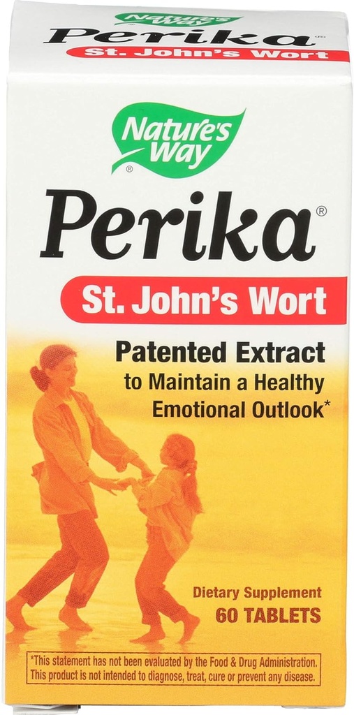 Camino de la Naturaleza Perika St. John’s Wort, 60 Tablets, Pack de 2
