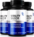 (3 Pack) Virility Savior Capsules for Men, Official VirilitySavior Male Formula, Premium Pills for Max Performance and Confidence, All-Natural Support for Overall Health and Wellness (180 Capsules)