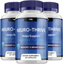 Neuro Thrive Brain Supplement Capsules – NeuroThrive Pills, Neuro Thrive Cognitive Support and Reviews, 180 Capsules