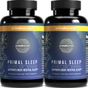 Primal Harvest 2 Pack, Primal Sleep, 120 Capsules con Valerian Root, L-Tryptophan, GABA, Chamomile y Melatonin 3mg