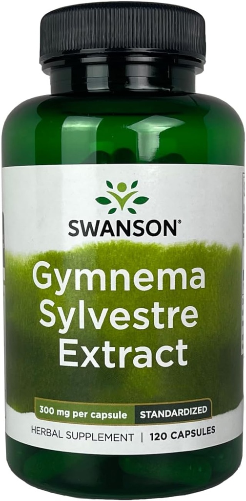 Swanson Gymnema Sylvestre Extracto 300 Milligrams 120 Capsules