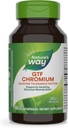 Chromium GTF Way, Glucose Tolerance Factor, Supports Healthy Glucose Metabolism*, 200 mcg Chromium per Serving, 100 cápsulas Vegan (Packaging May Vary)