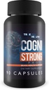 Cogni Strong Pro - Brain Health Support Supplement for Memory, Focus, Clarity, & Mood - Brain Health Supplements for Adults with Ginseng, Turmeric, Green Tea, " Vitamina D - Nootropic Brain Booster