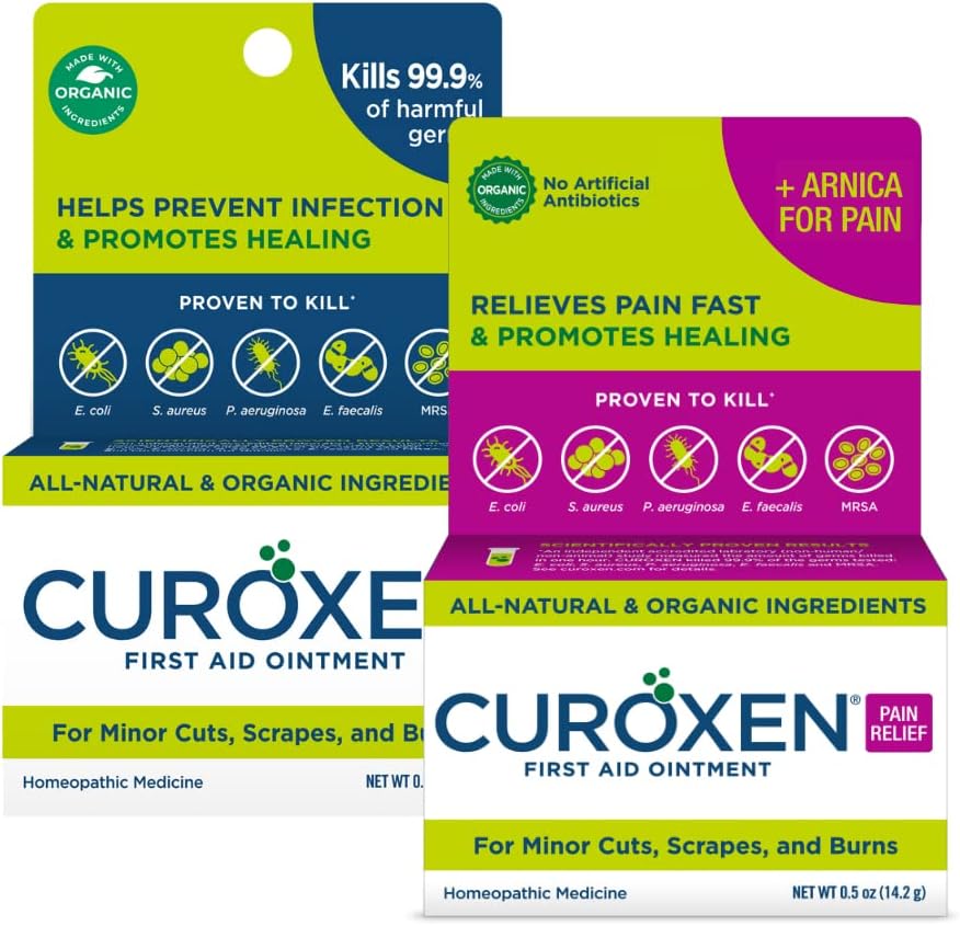 CUROXEN First Aid Ointment Bundle | All-Natural & Organic Ingredients | 2 Pack Bundle