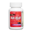 HealthA2Z® Children's Pain Relief, Acetaminophen 160mg, Grape Flavor Chewable Tablets, Aspirin Free, Ibuprofen Free, 60 Counts