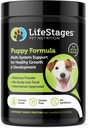 Etapa 1: Fórmula Puppy 0-3 Años para la ganancia de peso para perros, músculo &amp; desarrollo conjunto, piel saludable " Cuna  durable Omega 3 " 6, espirulina, vitamina B6 " Probióticos - Vet Aprobado