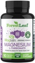 Magnesio L-Threonate Magtein Capsules - 2000mg Magnesium Threonate Supplement Supports Cognitive Function, Focus, Brain, Deep Calm and Sleep for Men &amp; Women ← 90 Powder Veg Caps
