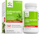 Terry Naturally Andrographis EP80 Extra Strength - Brain Health & Immune Support - Joint Health Supplement to Aid Mobility - Vegan Adaptogen Supplement for Energy & Liver Support - 60 cápsulas
