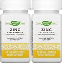 Camino de la Naturaleza Zinc Lozenges con Vitamina C &amp; Echinacea, Immune Support*, Wild Berry Flavored, 60 Lozenges (Pack of 2)