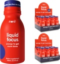 Más laboratorios de foco líquido, bebida inteligente nootrópica con potentes antioxidantes " hierbas adaptógenas para la energía y la concentración, 150 mg de cafeína (Pack of 24)