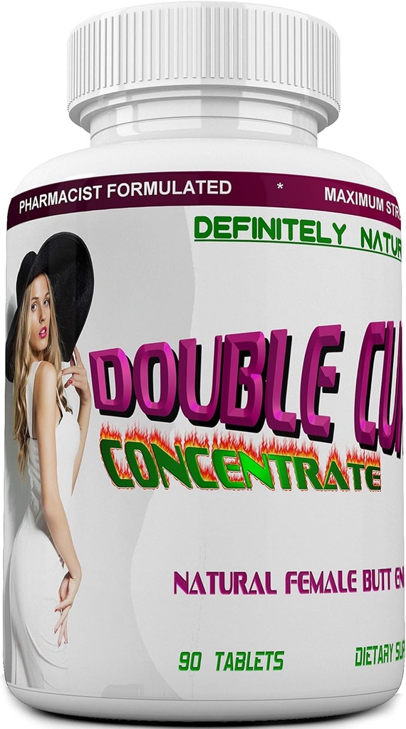 Double Curves Concentrate Female Butt Enlargement Pills. Booty Enhancement. Naturally Increase Your Buttocks Size. Glutes Enlarger, Booty Enhancer. 90 Tablets