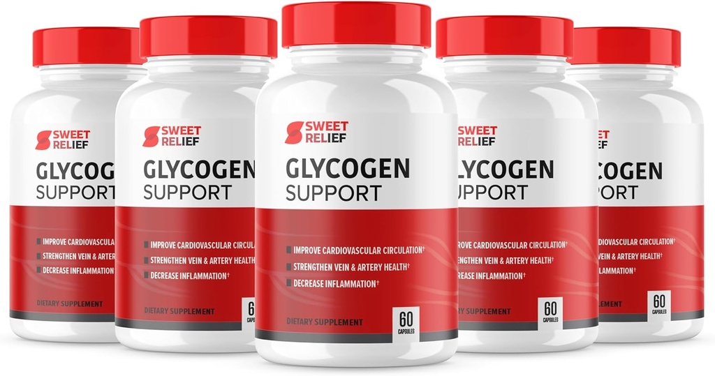 Oficial... Sweet Relief Glycogen Support Blood Vessel Supplement Formula, SweetRelief Healthy Glycogen Capsules Advanced Vessel Cleaner, Sweet Relief Glycogen Blood Support Reviews (5 Pack)