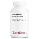 Supersmart - Potassium Bicarbonate 5400mg per Day (High Dose) - Electrolyte Mineral - Acid-Base Balance pH - Heart, Muscle & Nerve Health | Non-GMO & Gluten Free - 120 Vegetarian Capsules