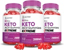 Laboratorios Justificados (3 Pack Bliss Keto ACV Gummies Extreme 2000MG Bliss Keto Gummies Apple Sider Vinegar Formulado con Pomegranate Beet Juice Powder B12 Vegan Non GMO 180 Gummys
