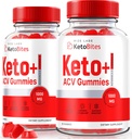 rize labs - Keto Bites ACV Gummies for Advanced Weight Loss, All Natural Apple Cider Vinegar Suplemento (120 Gummies)