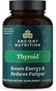 Suplemento de soporte de tiroides de nutrición antigua con Ashwaghanda, cápsulas de tiroides, promueve el sueño relajante y el estrés reducido, libre de gluten, paleo y Keto Friendly, 60ct